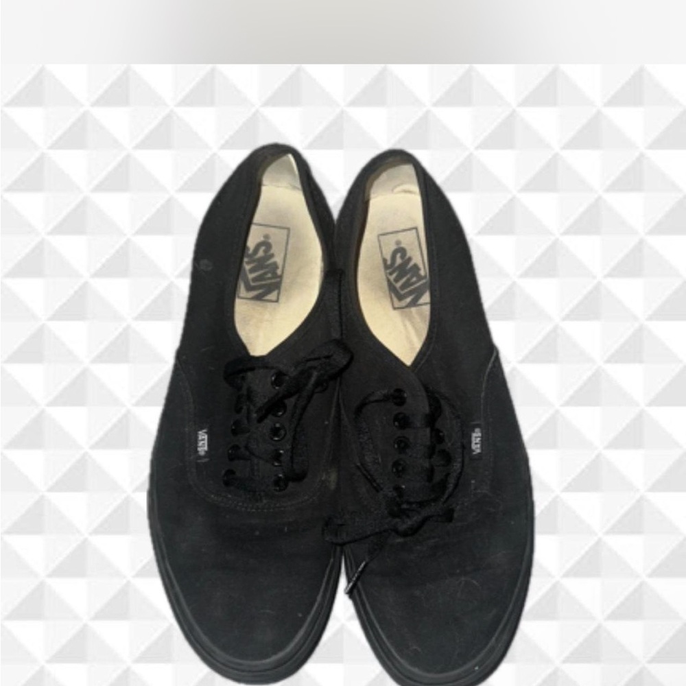 Vans Black Canvas Sneakers